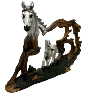 White Horse In A Horse Figurine