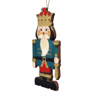 Regal Wooden Nutcracker - Blue