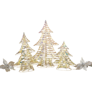 Iridescent Lighted Holiday Christmas Tree -