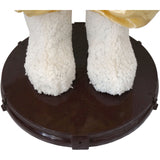 58-In. African American Dancing Santa Claus in Paisley Coat with Prelit Christmas Tree, Animated Indoor Holiday Home Decor