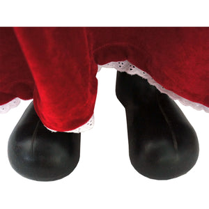 3-Ft. African American Music and Motion Mrs. Claus with Apron, Animated Indoor Christmas Holiday Home Decor