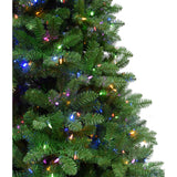 6.5-Ft. Norway Pine Artificial Christmas Tree with Dual Multicolor & Warm White LED Lights and Holiday Soundtrack