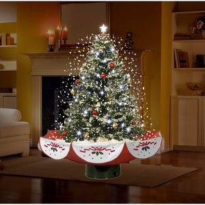 29-In.-Musical-Snowy-Indoor-Holiday-Decor,-Green-Christmas-Tree-with-Red-Umbrella-Base-Christmas