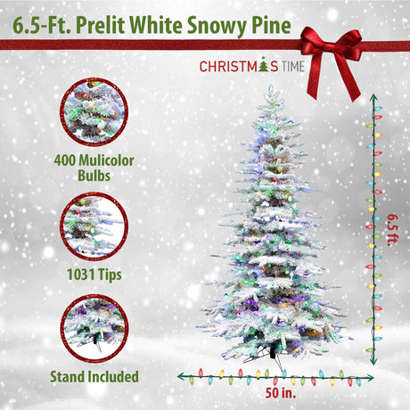 6.5-Ft.-White-Pine-Snowy-Artificial-Christmas-Tree-with-Dual-Multicolor-&-Warm-White-LED-Lights-and-Holiday-Soundtrack-Christmas