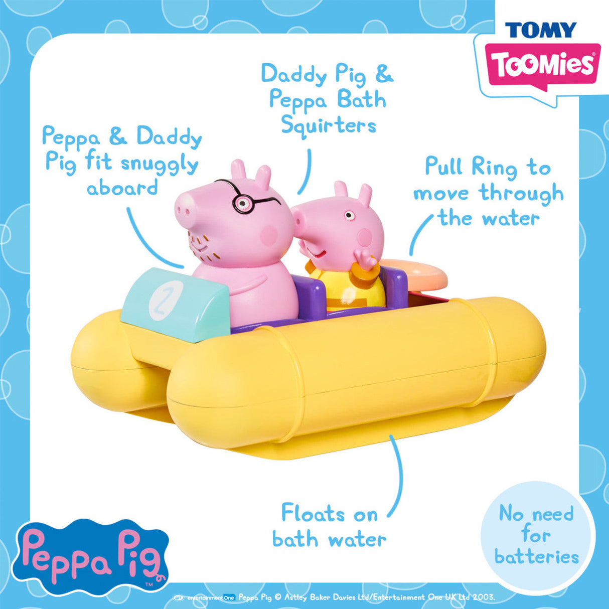 Toomies Peppa Pig Peppa Pull and Go Pedalo