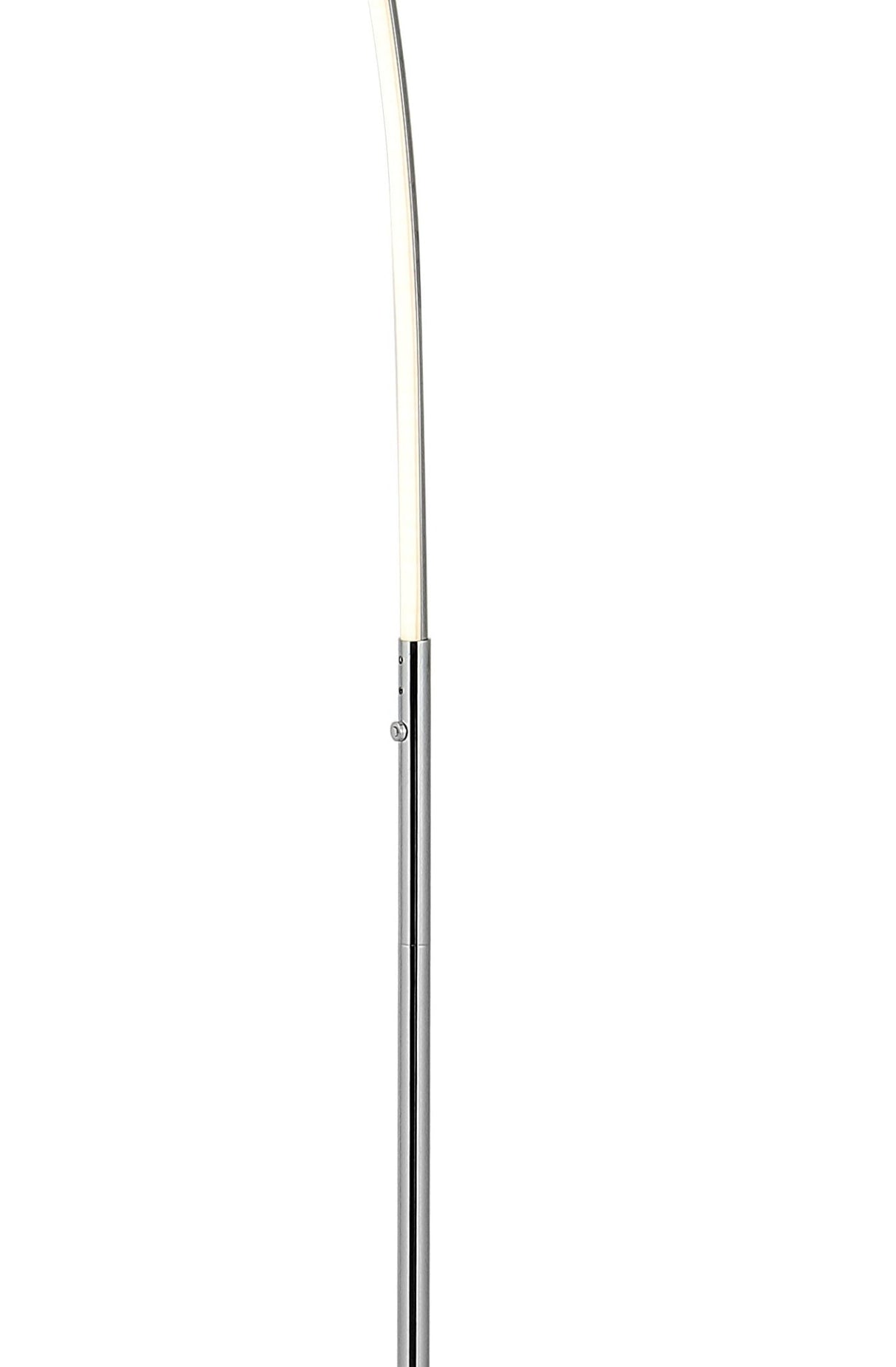 Curva metal minimalist modern led integrated floor lamp - Tuesday Morning - Floor Lamps