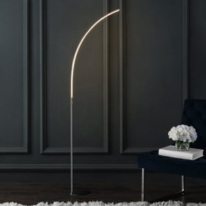 Curva metal minimalist modern led integrated floor lamp - Tuesday Morning - Floor Lamps