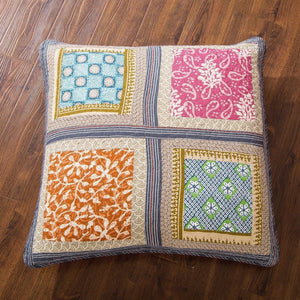 DaDa Bedding Bohemian Gallery of Roses Square Pillow Accent Euro Sham - 26" x 26" (JHW-546-EURO)