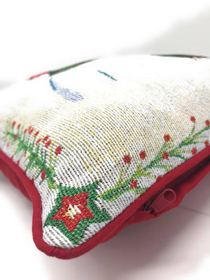 Magical Snowman Throw Pillow Cover Tapestry Cushion Cases 16" x 16" (9733)