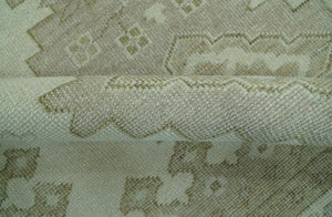 Custom Made Beige Traditional Turkish Design Hand knotted Wool Area Rug