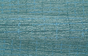 Custom Made Blue Modern Style Hand Tufted Wool Rug