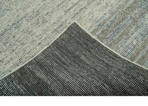 Custom Made Brown and Beige Contemporary Design Hand knotted Wool Area Rug