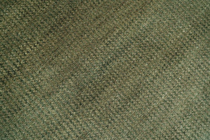 Custom Made Hand Knotted Blue and Brown Stripes Design Contemporary Area Rug