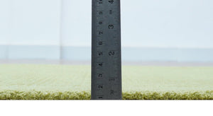 Custom Made Modern Solid Design Green Hand Tufted Wool Rug
