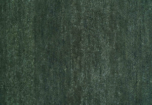 Custom Made Modern Solid Green Hand Tufted Wool Area Rug