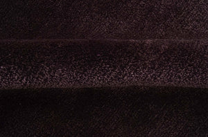 Custom Made Modern Solid Maroon And Gray Hand Knotted Wool And Art Silk Rug