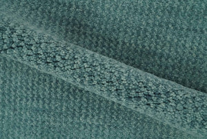 Custom Made shades of Sea Blue Contemporary Hand Knotted Wool area Rug
