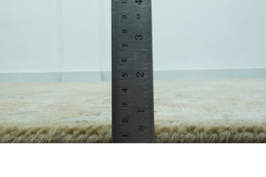 Dune Custom Made Silver, Olive and Peach Hand Knotted Traditional wool Rug