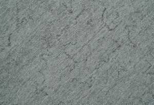 Custom Made Traditional Transitional Gray Hand Tufted wool rug