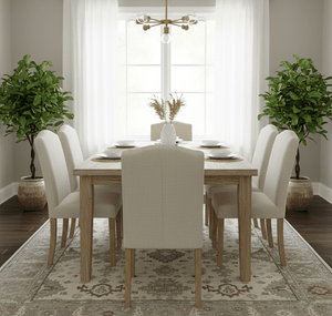 Custom Made Traditional Turkish Beige Hand knotted Wool Area Rug