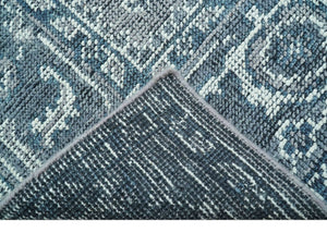 Custom Made Traditional Turkish Design Gray Hand Knotted Wool Area Rug