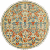 Cutler Cream/Orange Wool Runner Rug - Clearance