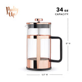 Piper™ rose gold press pot