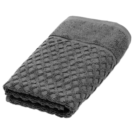 Cotton diamond waffle weave bath towel set - grayson collection