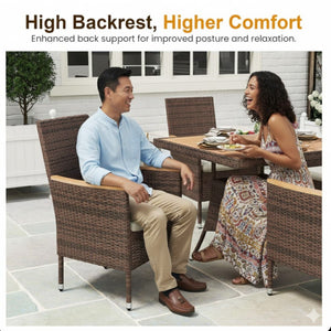 5 Piece Patio Dining Set With Table