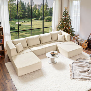 140" Modular Sectional Sofa Bed