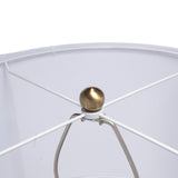 D15x29 Table Lamp with Glass Drum Shade