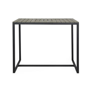 Ernesto Outdoor Industrial Acacia Wood Bar Table