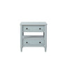 Open Nightstand With 2 Drawers