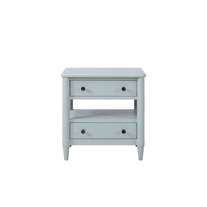 Open Nightstand With 2 Drawers