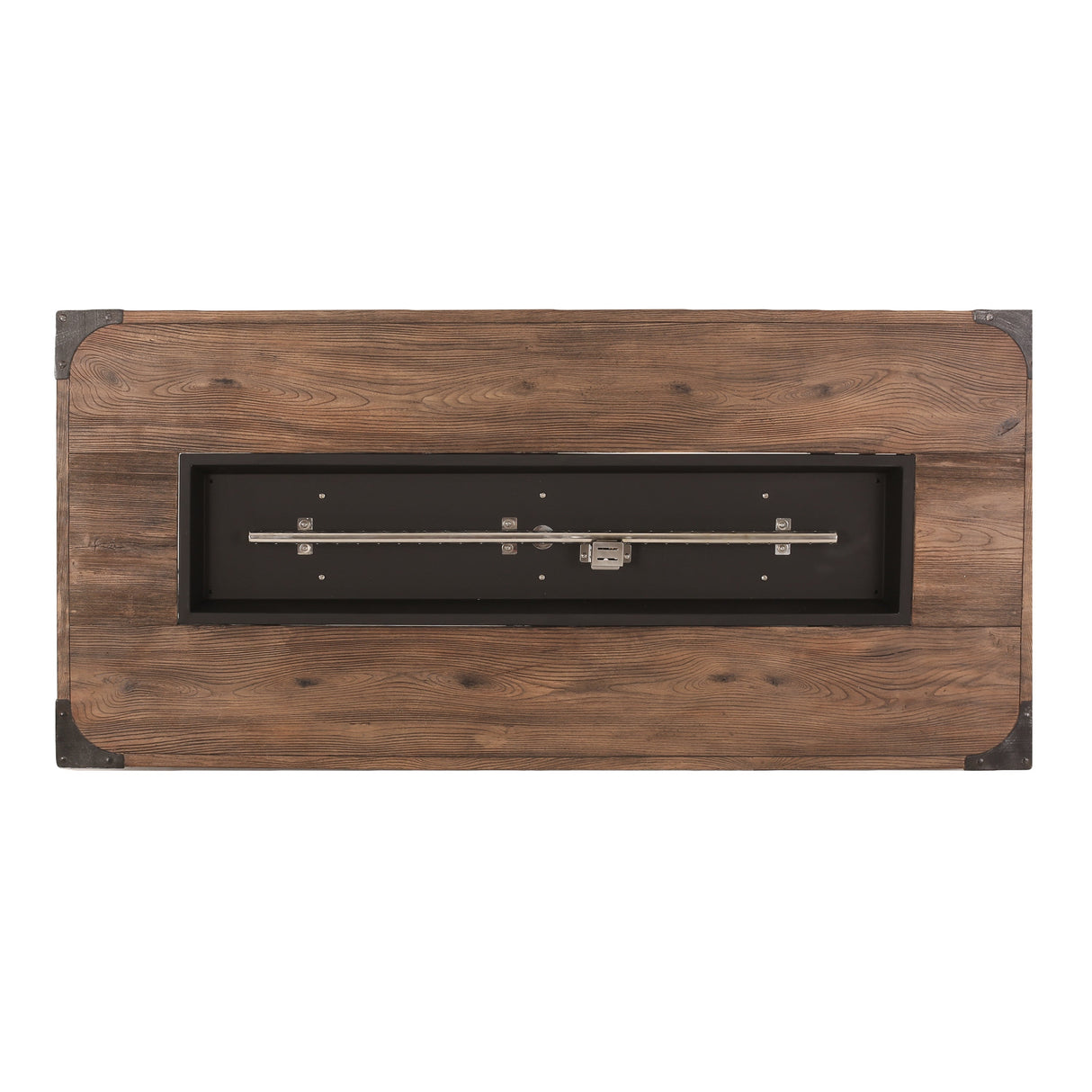 56" Outdoor Patio Rectangle Gas Burning MgO Fire Pit