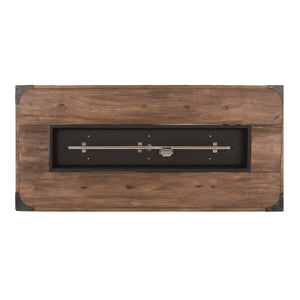 56" Outdoor Patio Rectangle Gas Burning MgO Fire Pit