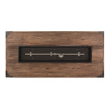 56" Outdoor Patio Rectangle Gas Burning MgO Fire Pit