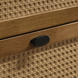 Vichy 2-Piece Rubberwood Corduroy Queen Bedroom Set
