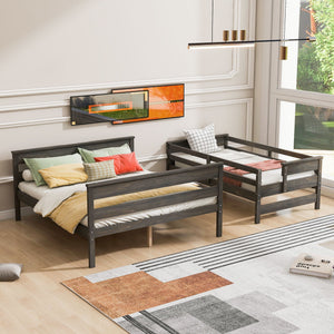 Detachable Design Bunk Bed With Ladder