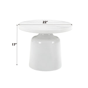 Zaid - Engineering Marble High Gloss Table