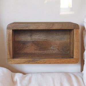 Soba Wall-Mounted Bedside, Open Storage