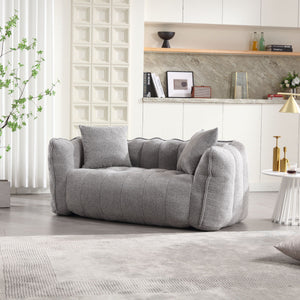 Cozy Beanbag Chair With High Resilience Foam Core For 2