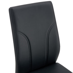 Modern Dining Chairs With High Backrest And Sturdy Legs