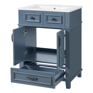 Bathroom Vanity With Sink, Storage Cabinet