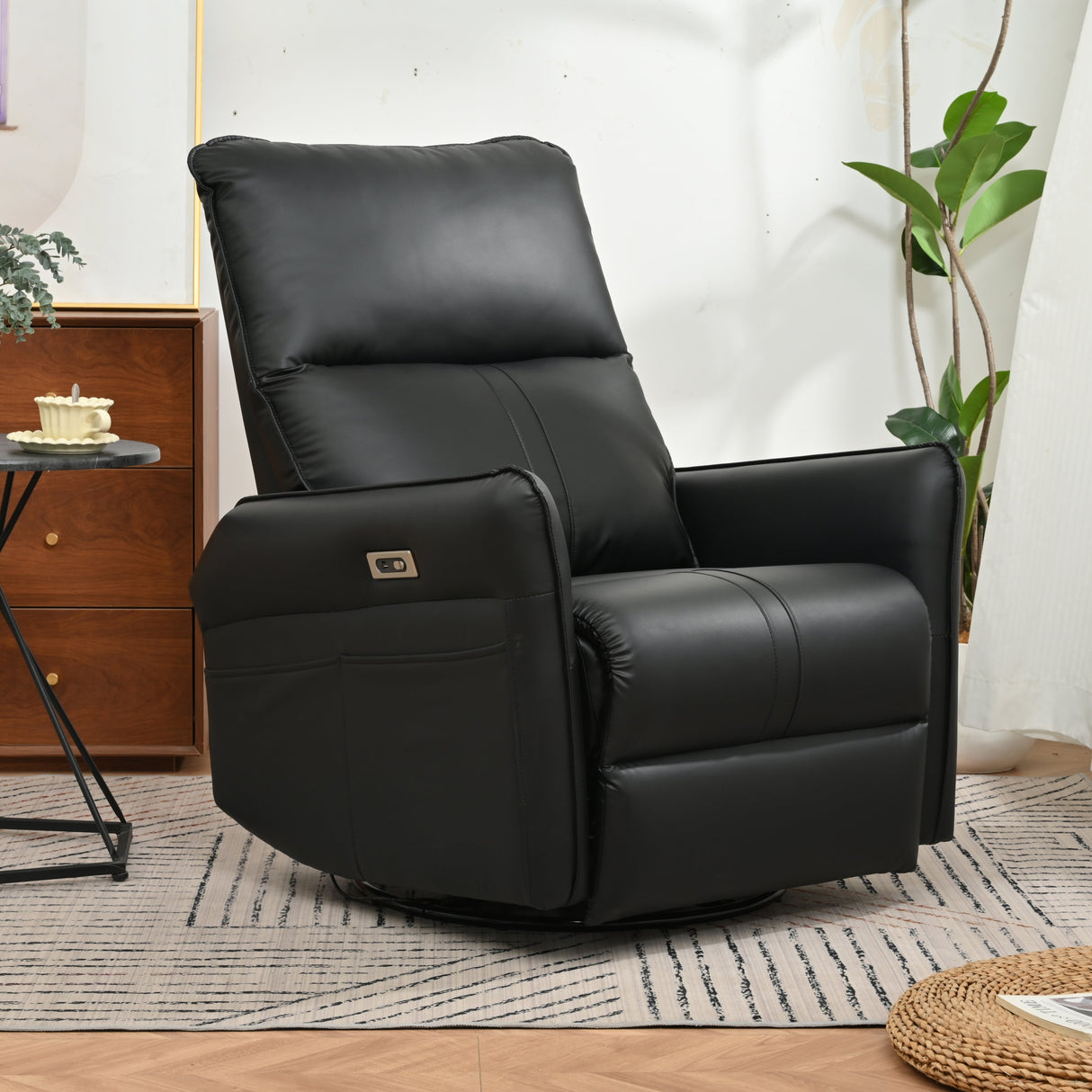 Multi-Motion Swivel Rocking Recliner with USB Charging