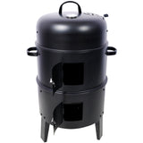 Charcoal Smoker Grill Wood Smoker Grills Outdoor Cooking 16 Inch Portable BBQ