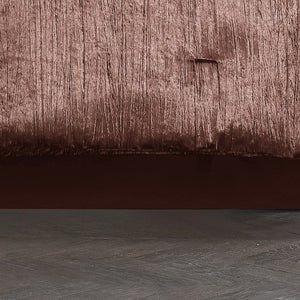 Blush Crinkle Velvet 7Pc Bedding Ensemble