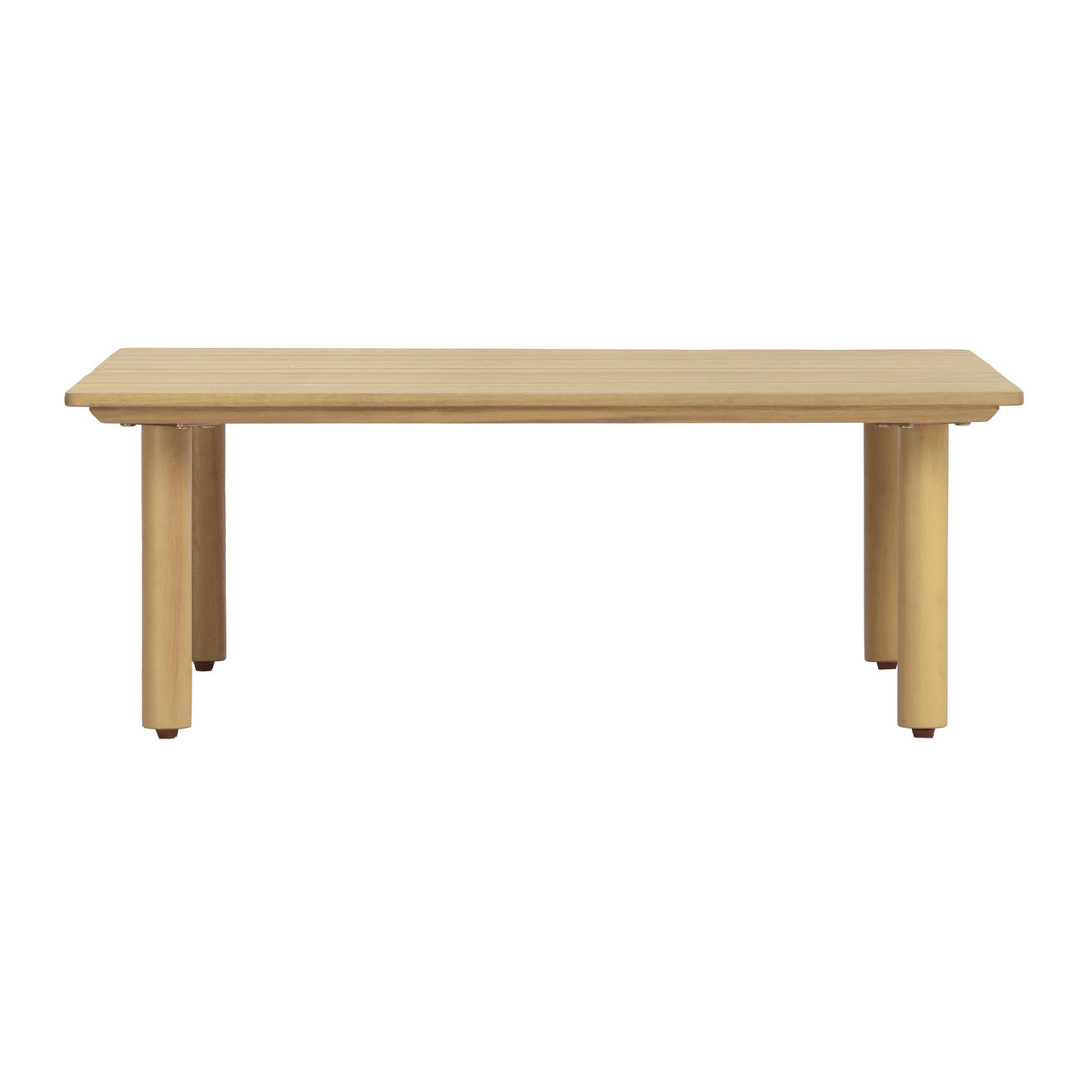Acacia Wood Outdoor Square Coffee Table