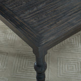 Levi Driftwood-Finished Solid Wood Dining Set