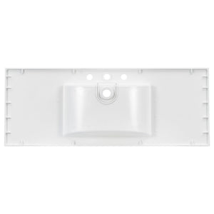 48" Composite Bathroom Vanity Top with Integrated Basin